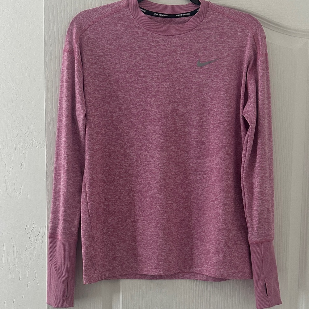 Nike Running Pink Long Sleeve Top
